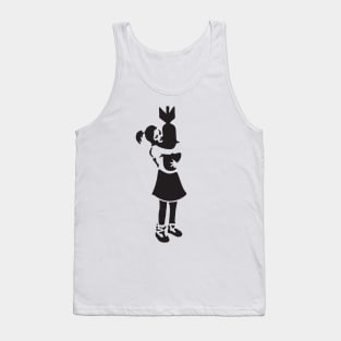 BANKSY Bomb Hugger Girl Tank Top